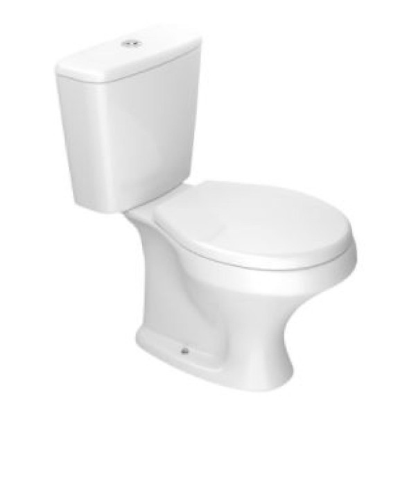 Vaso Sanitário com Caixa Acoplada Deca Ravena com Acessórios de Instalação Acionamento Duplo Branco 3/6 Litros
