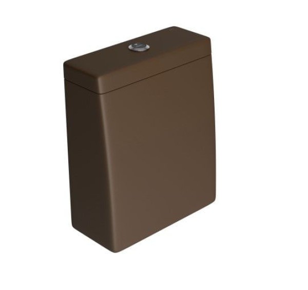 Encontraproduto.com.br - Caixa Acoplada com Acionamento Touchless Lk Marrom Fosco Cromado