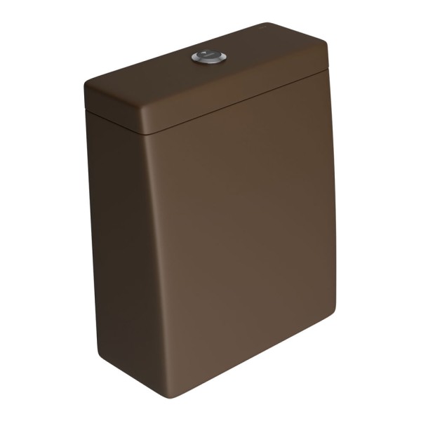 Encontraproduto.com.br - Caixa Acoplada com Acionamento Touchless Lk Marrom Fosco Cromado