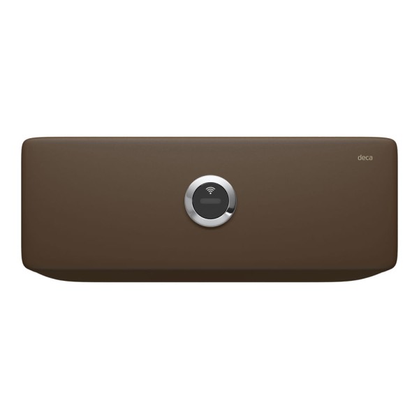 Encontraproduto.com.br - Caixa Acoplada com Acionamento Touchless Lk Marrom Fosco Cromado