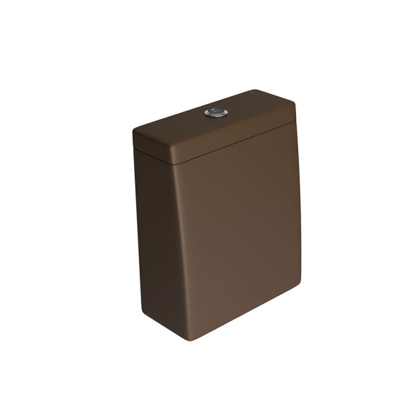 Encontraproduto.com.br - Caixa Acoplada com Acionamento Touchless Lk Marrom Fosco Cromado