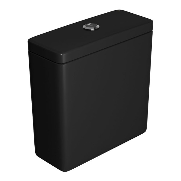 Caixa Acoplada com Acionamento Touchless Axis/Living/Piano/Polo/Quadra/Unic Ébano Cromado