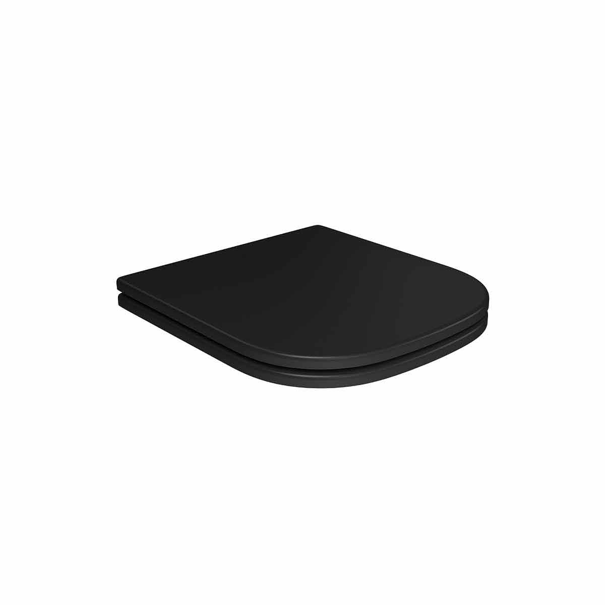 Encontraproduto.com.br - Assento Poliéster Slow Close Deca com Protekto Ébano Fosco
