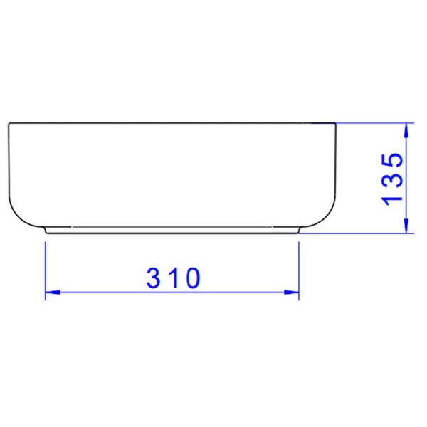 Encontraproduto.com.br - Cuba de apoio retanqular 40x30 l.13040.17 branco Deca