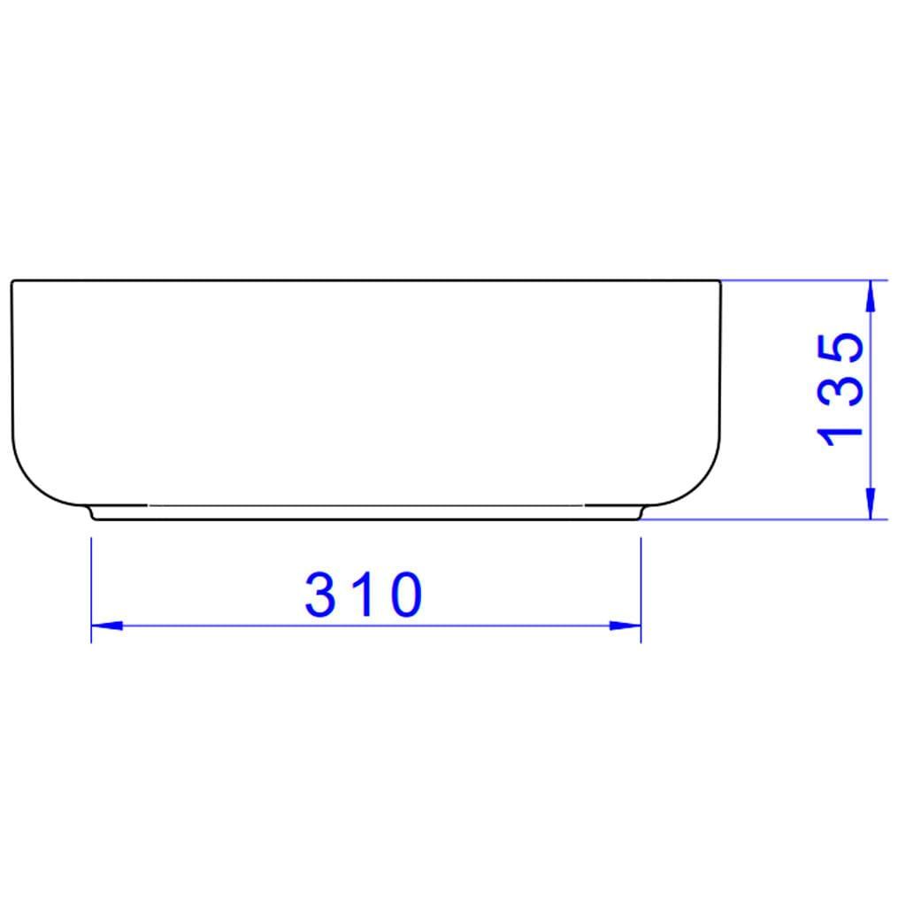 Encontraproduto.com.br - Cuba de Apoio com Mesa Quadrada 40cm Deca Slim