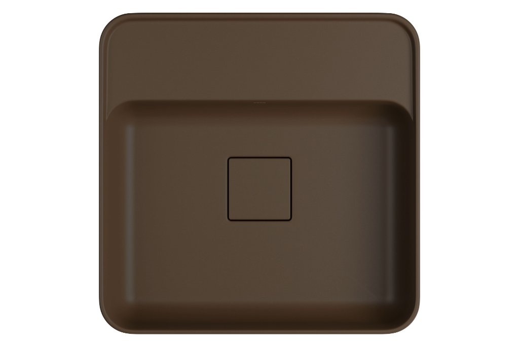 Encontraproduto.com.br - Cuba de Apoio com Mesa Quadrada 40cm Deca Slim
