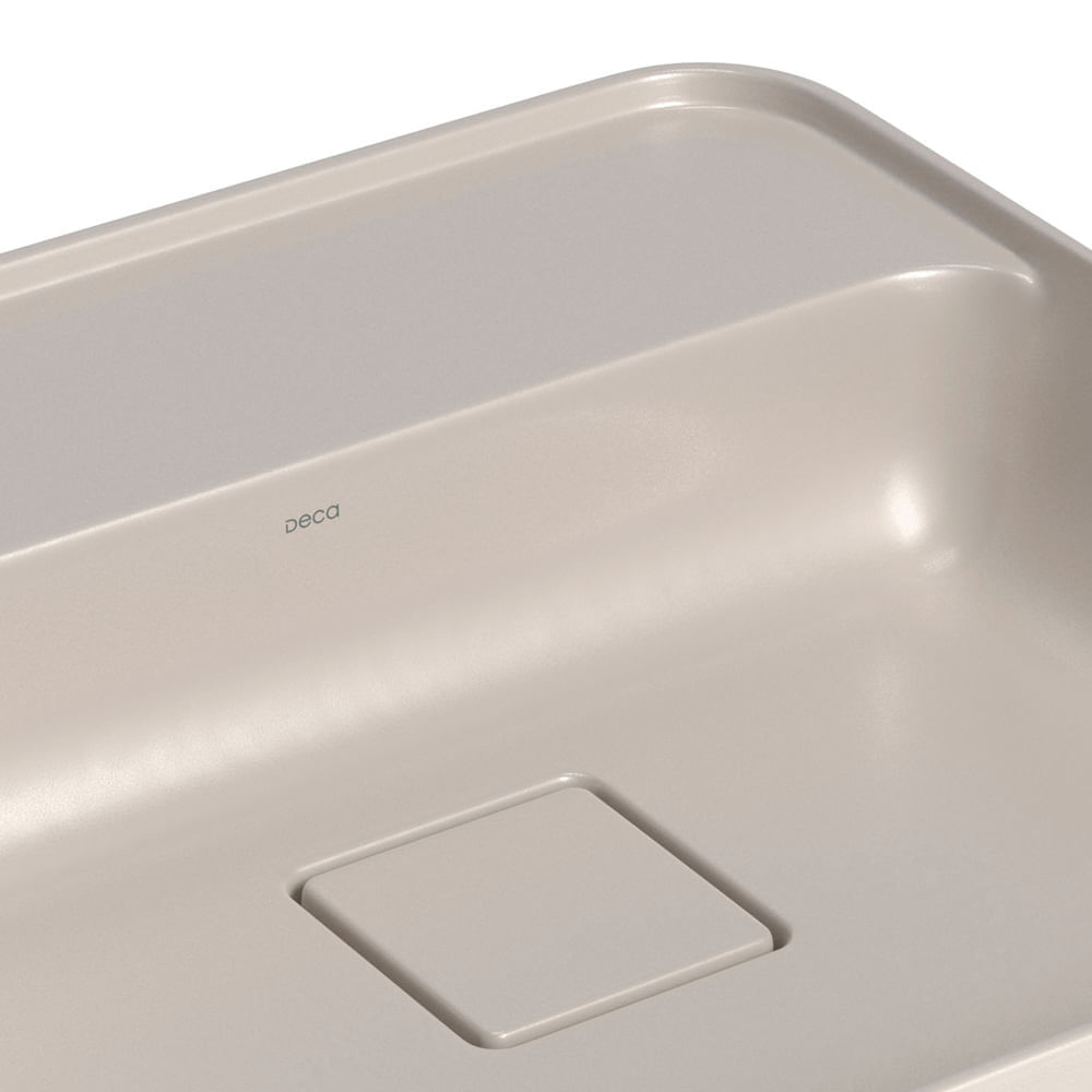 Encontraproduto.com.br - Cuba Semiencaixe 40cm Quadrada com Mesa Barbante Deca