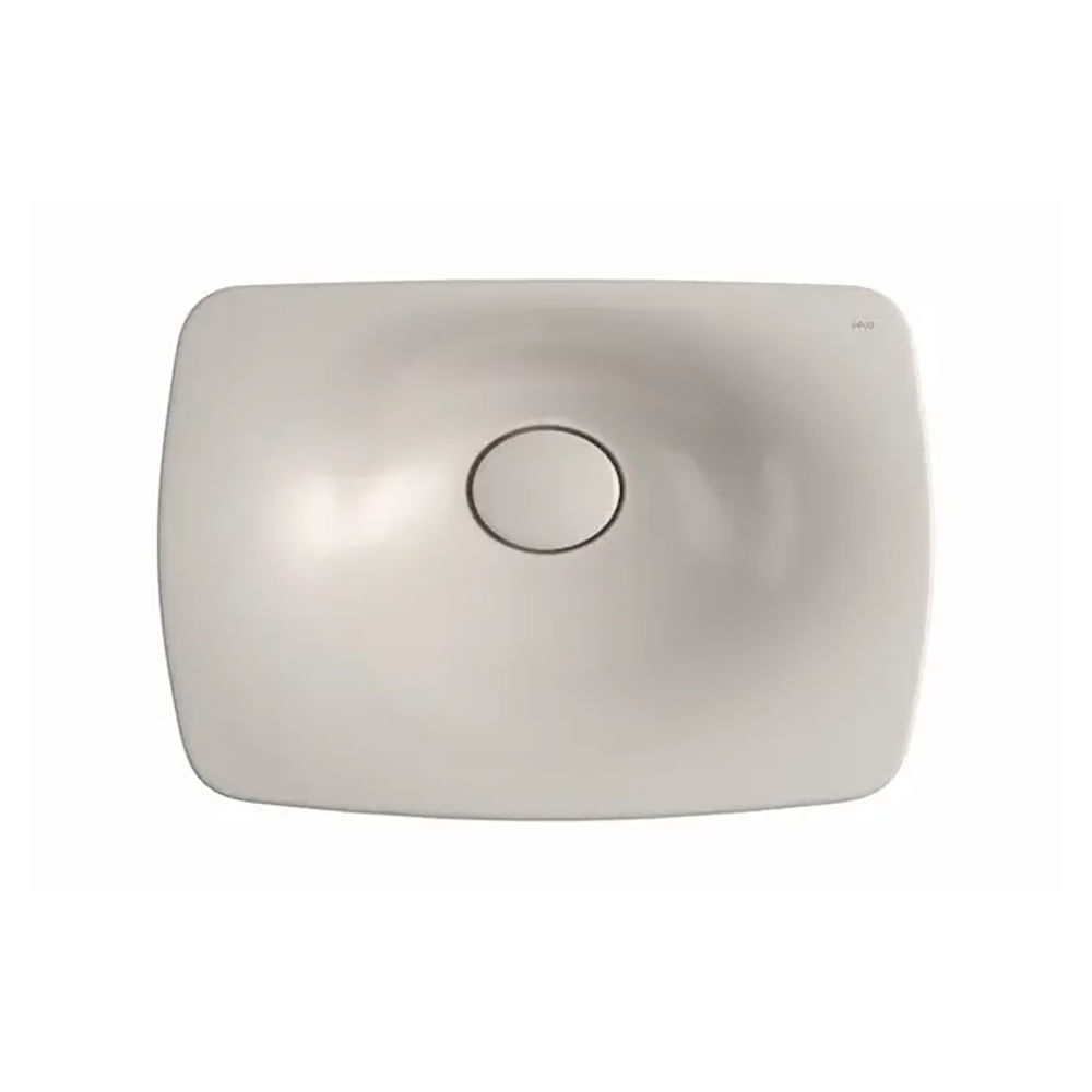 Encontraproduto.com.br - Cuba de Apoio Lavatório Retangular Smart Block 50X35cm Barbante