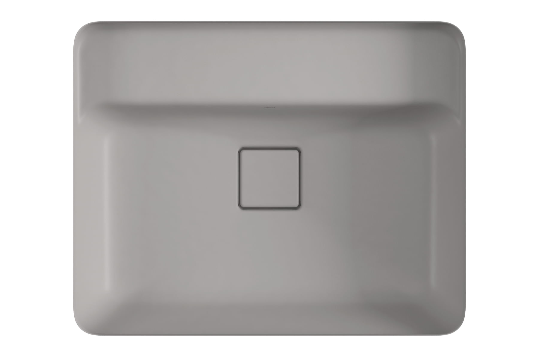 Cuba de Embutir Lavatório Retangular Smart Block com Mesa 55X45cm Soft Antracite