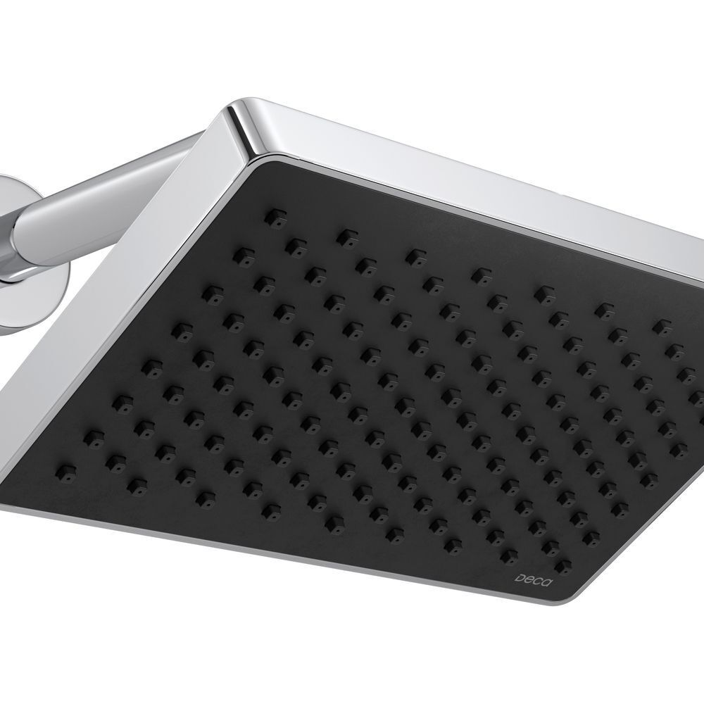 Encontraproduto.com.br - Chuveiro de Parede 20cm Retangular Flex Cromada Deca