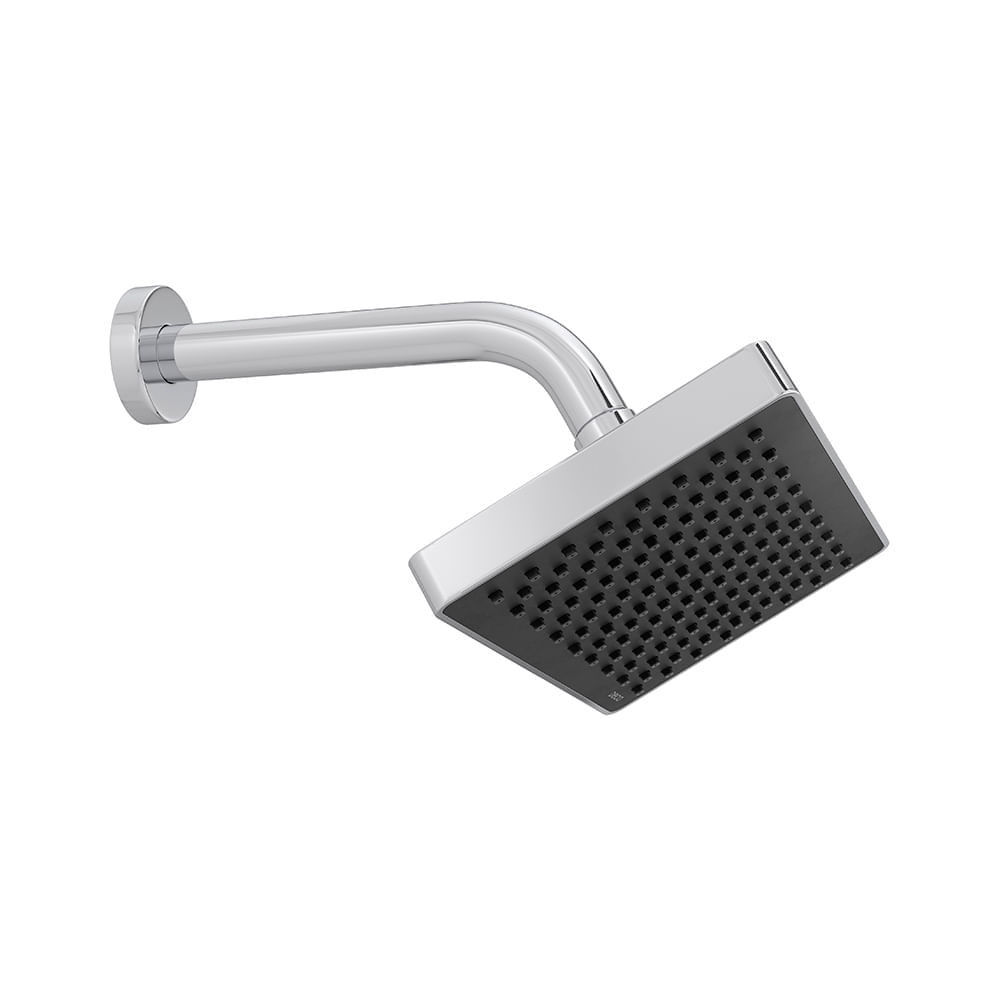 Encontraproduto.com.br - Chuveiro de Parede 20cm Retangular Flex Cromada Deca