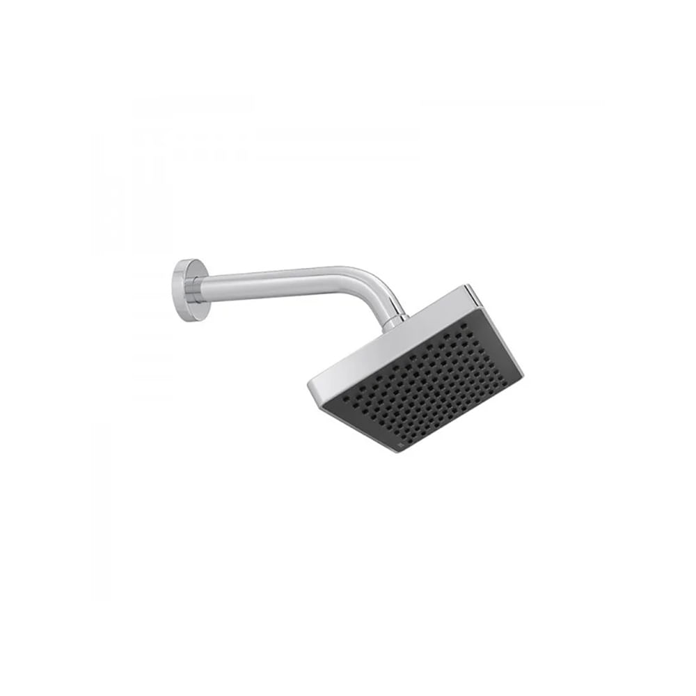 Encontraproduto.com.br - Chuveiro de Parede 20cm Retangular Flex Cromada Deca