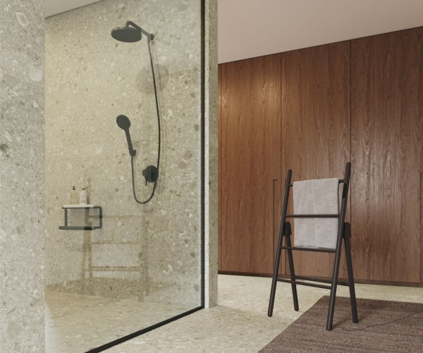 Encontraproduto.com.br - Chuveiro de Parede com Desviador Redondo Multijatos Flex Max Cromado
