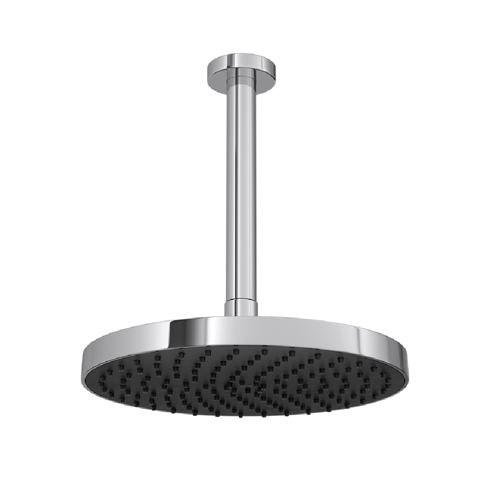 Encontraproduto.com.br - Chuveiro De Teto Redondo Com Tubo Flex Max Cromado - Deca