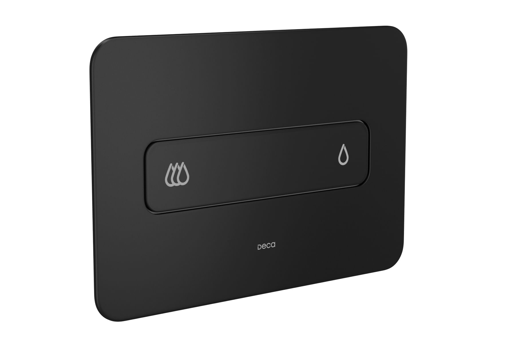 Encontraproduto.com.br - Acabamento para Caixa Embutida para Parede Deca You Black Matte