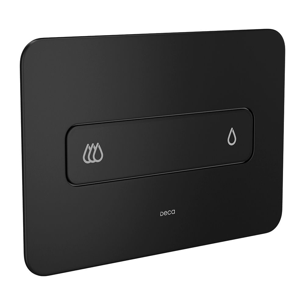 Encontraproduto.com.br - Acabamento para Caixa Embutida para Parede Deca You Black Matte