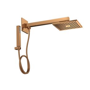 Encontraproduto.com.br - Chuveiro com Desviador e Ducha Manual Quadrado