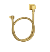 Encontraproduto.com.br - Kit Flexível para Chuveiro Quadrado com Suporte para Ducha Manual Gold