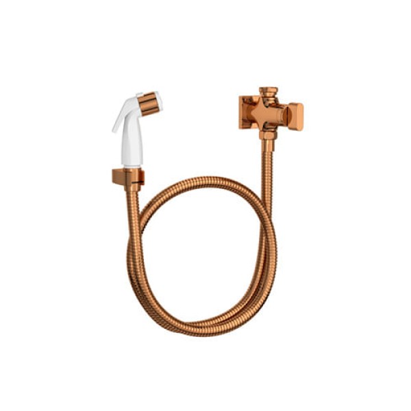Encontraproduto.com.br - Ducha Higiênica com Registro e Derivação Polo Red Gold