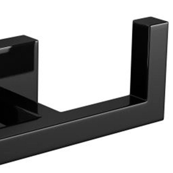 Encontraproduto.com.br - Cabide Duplo Clean Black Noir