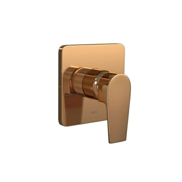 Acabamento Monocomando De Chuveiro Para Alta E Baixa Pressão Level Red Gold Deca