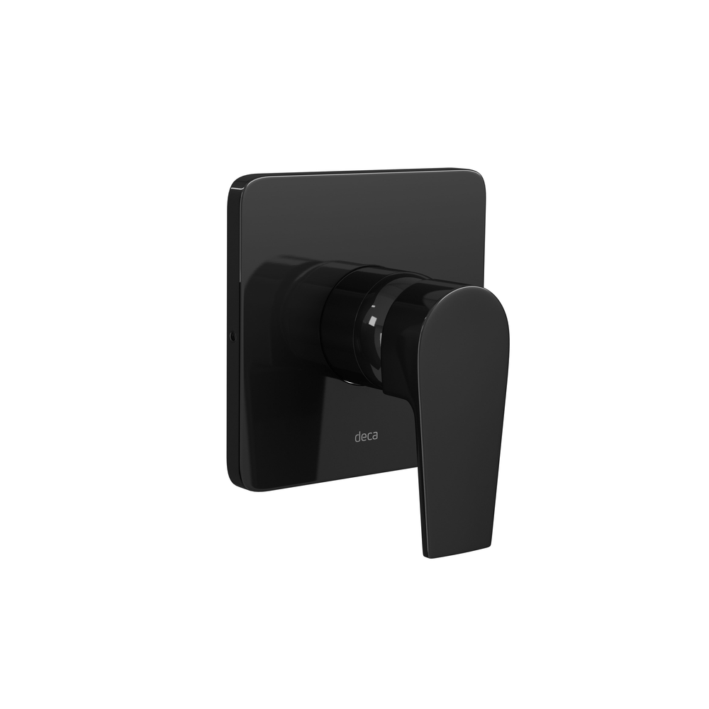 Encontraproduto.com.br - Acabamento Misturador Monocomando para Chuveiro Level Black Noir