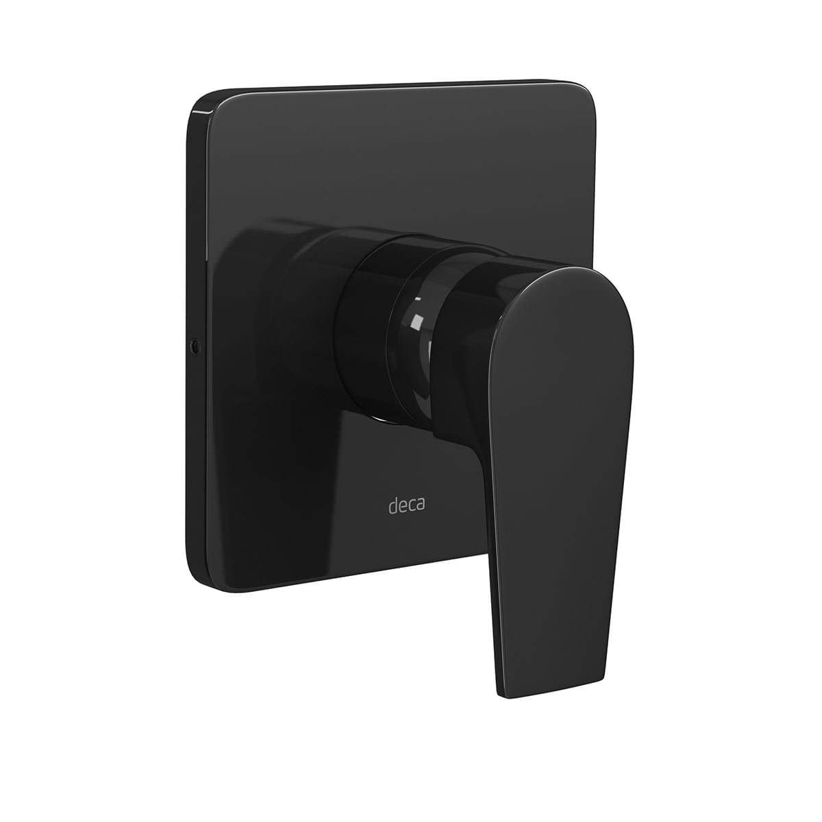Encontraproduto.com.br - Acabamento Misturador Monocomando para Chuveiro Level Black Noir