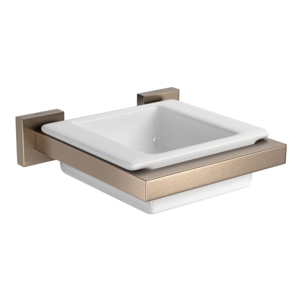 Saboneteira Parede com Louça Quadratta Corten