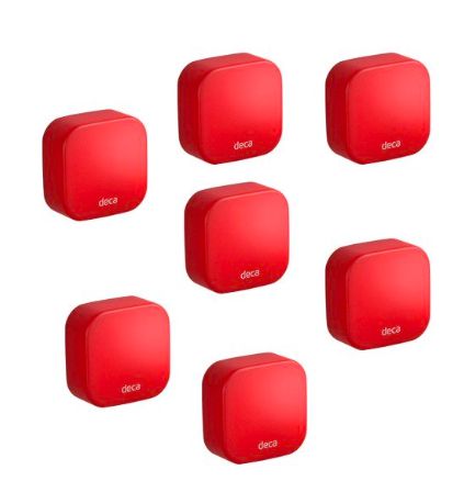 Encontraproduto.com.br - Kit Capinhas de Silicone Contem 7 Capas Aces Pix Vermelho