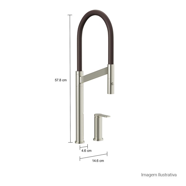 Encontraproduto.com.br - Misturador Monocomando Deca de Mesa para Cozinha | Deca Colore