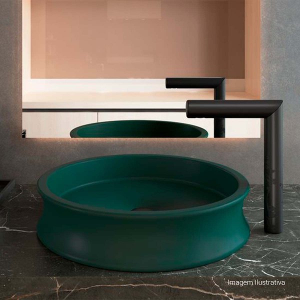 Encontraproduto.com.br - Torneira Deca de Mesa Bica Alta para Lavatório com Textura | Orion