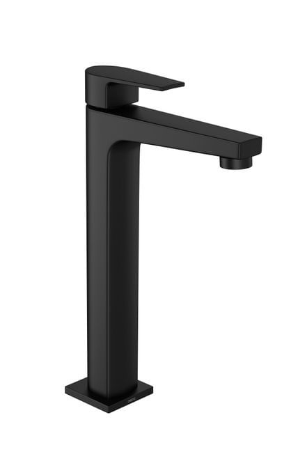 Torneira Lavatorio Mesa Bica Alta Level Black Matte  - Deca