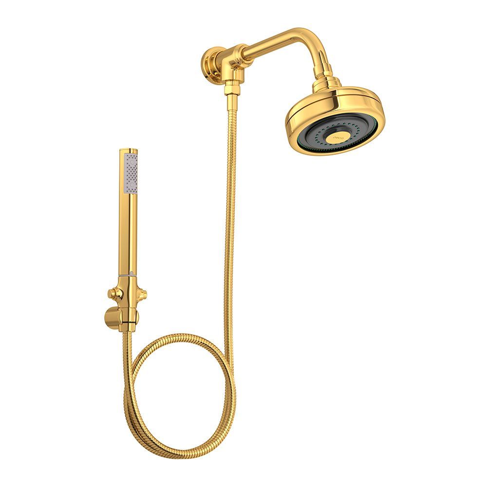 Encontraproduto.com.br - Chuveiro Deca Acqua Plus 1990.GL.STD.KIT de Parede com Desviador Gold