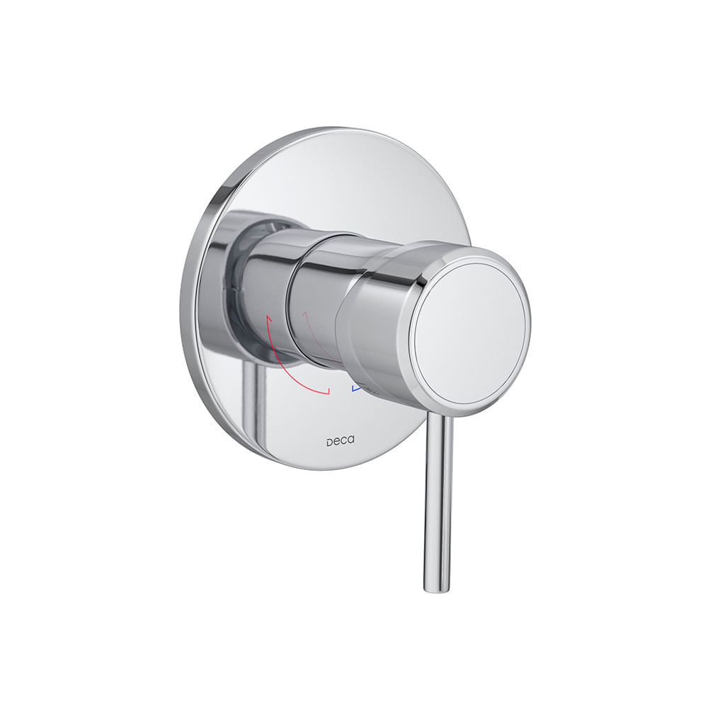 Encontraproduto.com.br - Acabamento Para Chuveiro Monocomando Deca You Redondo Cromado