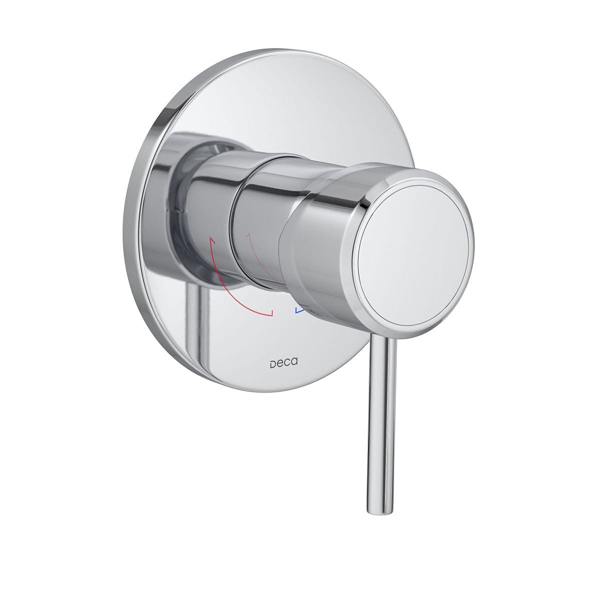 Encontraproduto.com.br - Acabamento Para Chuveiro Monocomando Deca You Redondo Cromado