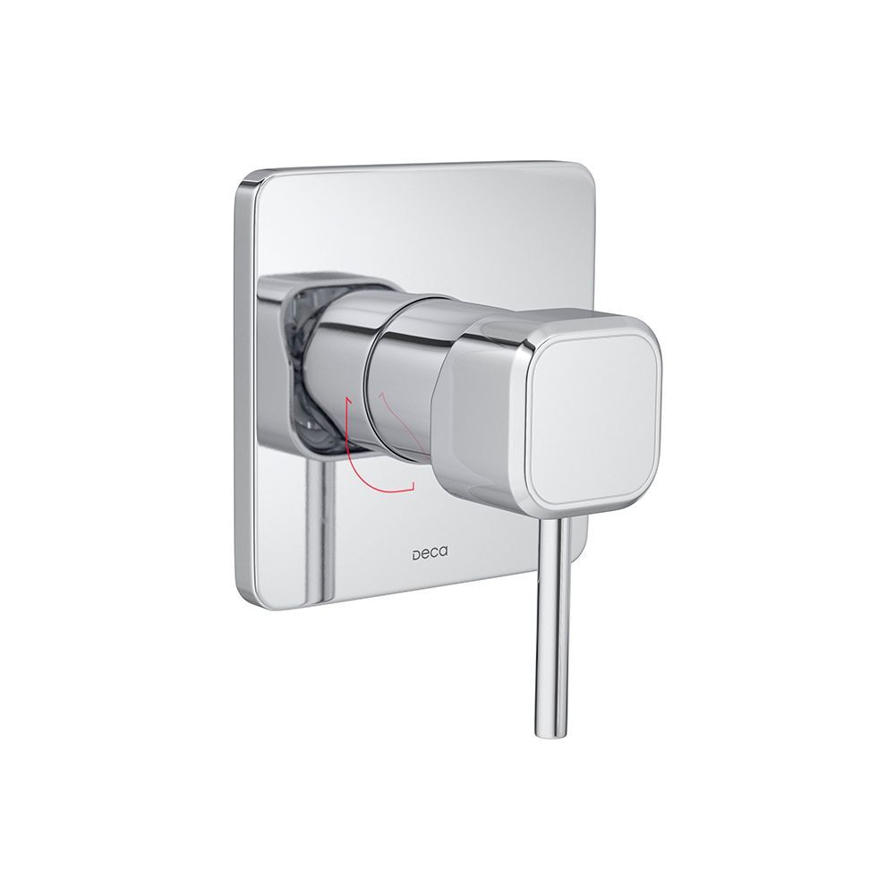 Encontraproduto.com.br - Acabamento Para Chuveiro Monocomando Deca You Quadrado Cromado