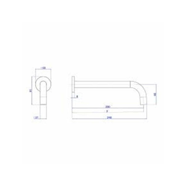 Encontraproduto.com.br - Bica de Parede Lavatório Longa You 1/2