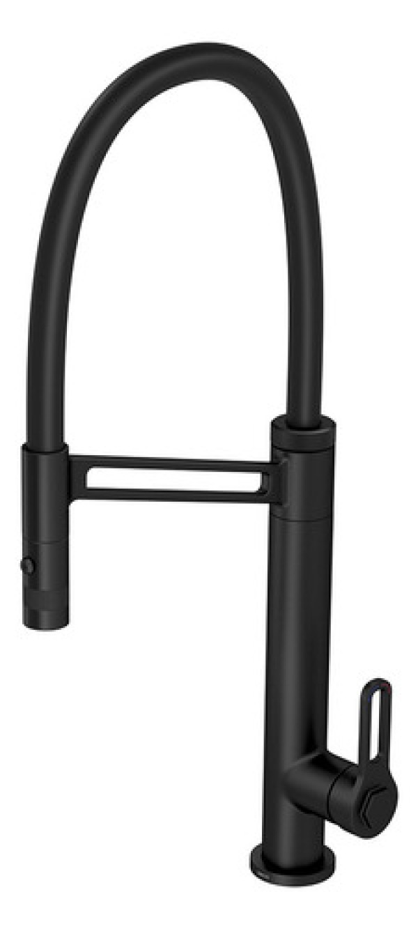 Monocomando Cozinha Mesa Curvo Urban Black Matte - Deca
