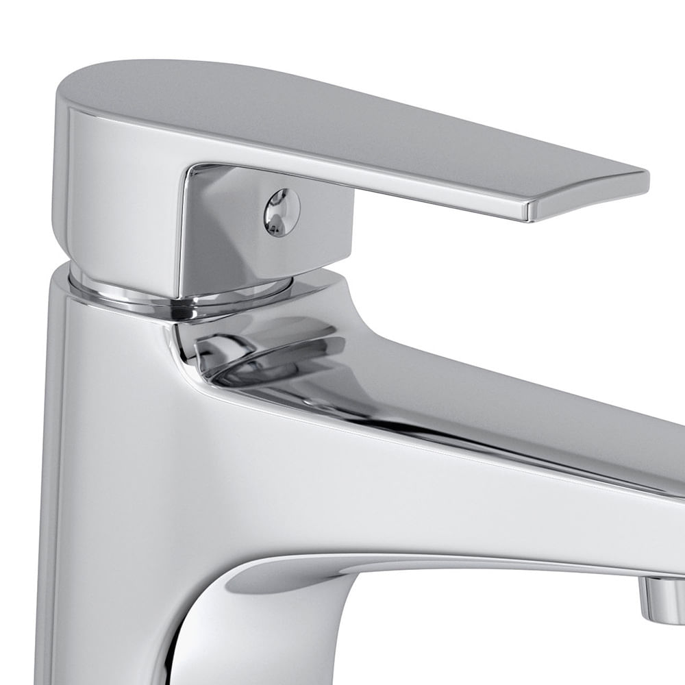 Encontraproduto.com.br - Misturador Deca Monocomando Lavatório Mesa Bica Média Level Cromado 2880 C26