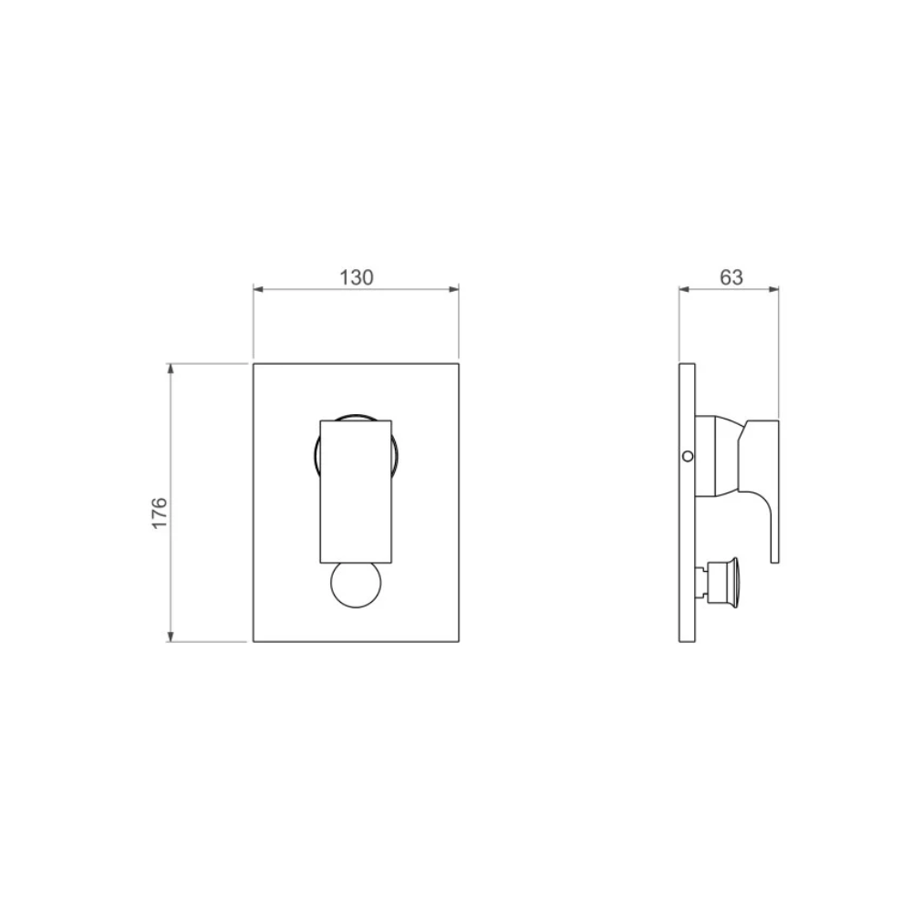 Encontraproduto.com.br - Misturador Monocomando Deca 4 Vias de Chuveiro com Desviador para Banheira | Unic