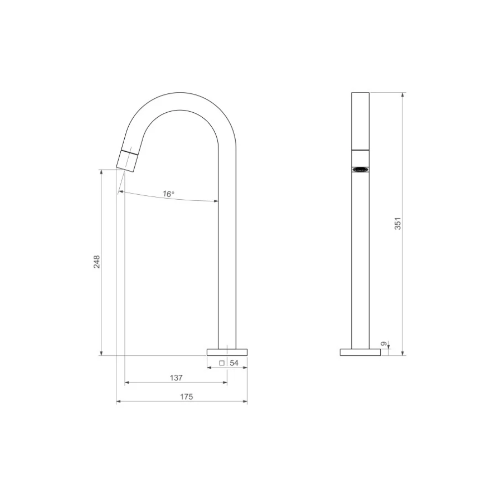 Encontraproduto.com.br - Torneira de Mesa Bica Alta para Lavatório Deca Tube