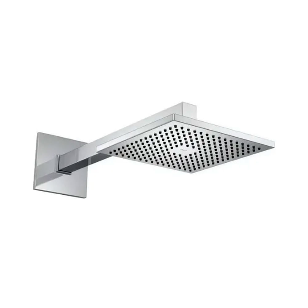 Chuveiro Quadradro  Com Tubo De Parede Luxo 20cm - Deca