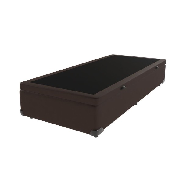 Encontraproduto.com.br - Cama Box King Preto Com Base Baú Branca Classic Anjos