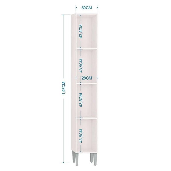 Encontraproduto.com.br - Paneleiro Simples 2 Portas Aline Poquema