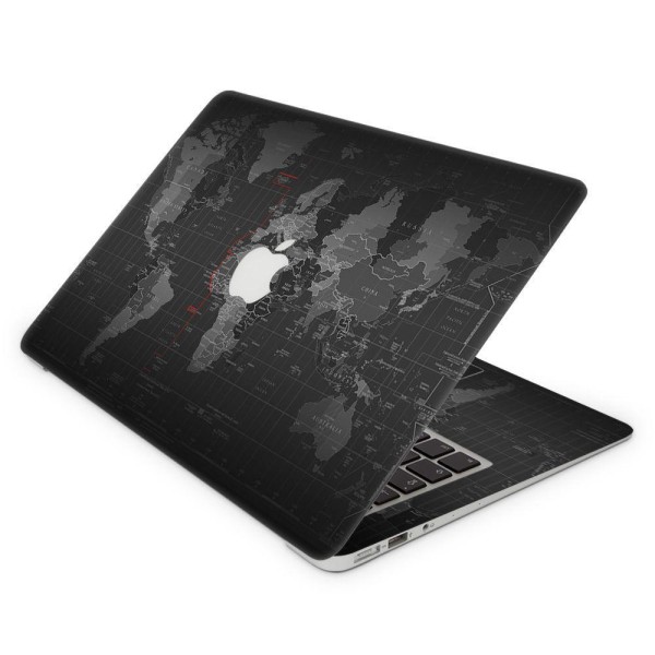 Skin Adesivo Macbook Air 13,3 Retina 2019/2018 Mapa Mundi D1
