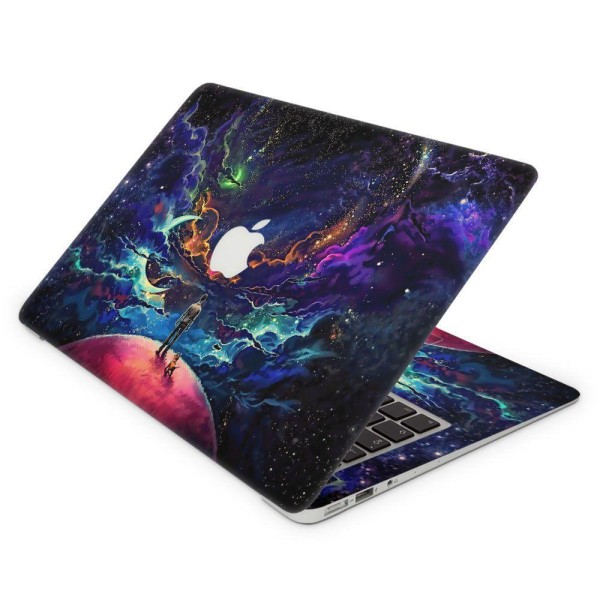 Skin Protetor Macbook Air 13,3 Eu E Meu Dog Vs Galáxia D1