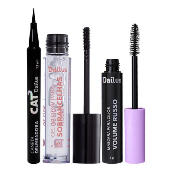 Encontraproduto.com.br - Máscara De Cílios Dailus Curl Curvas E Volume 16ml