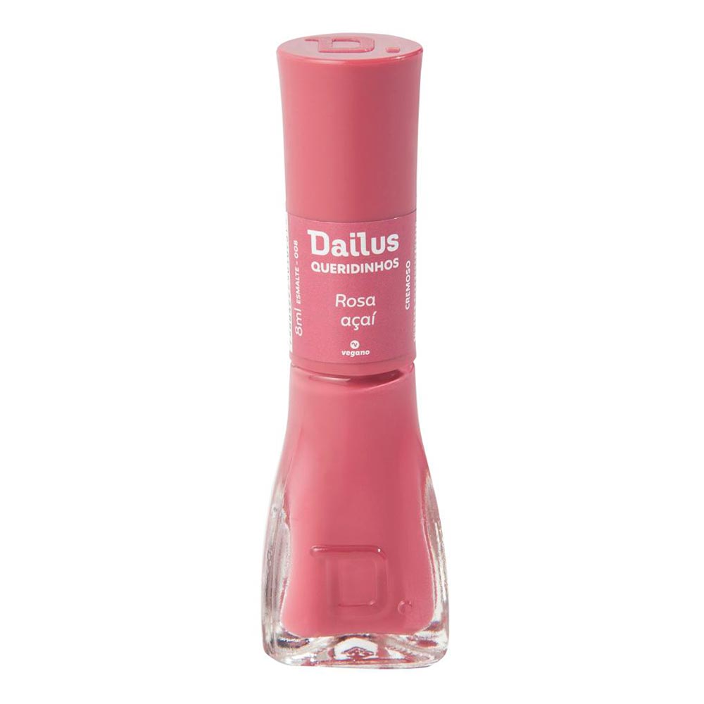Encontraproduto.com.br - Esmalte Dailus Queridinhos 8ml Cremoso Rosa Acai