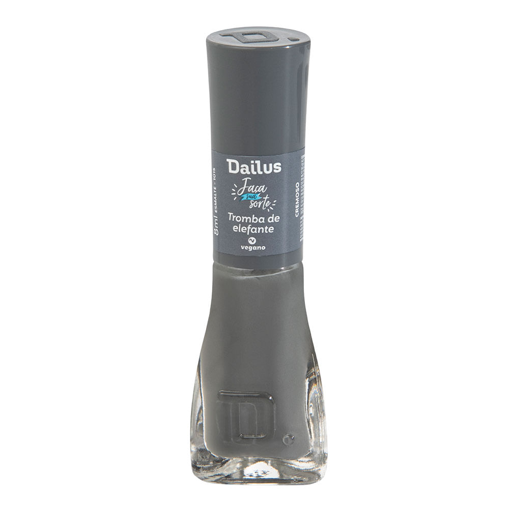 Encontraproduto.com.br - Esmalte Cremoso Dailus Faça Sua Sorte 1015 Tromba de Elefante 8ml