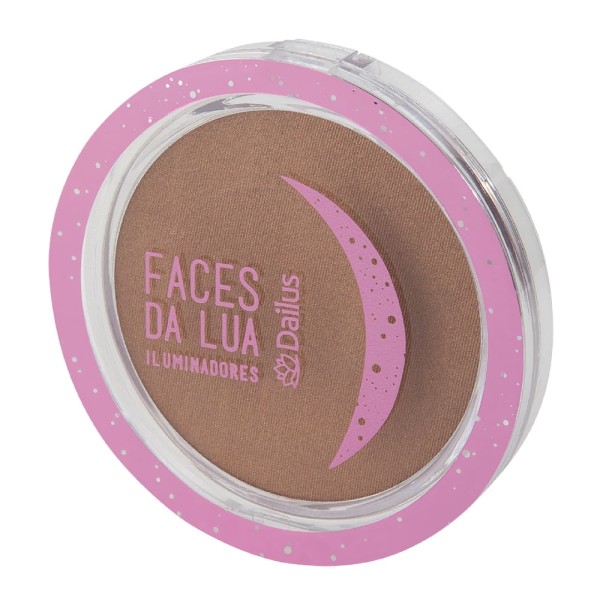 Encontraproduto.com.br - Pó Iluminador Facial Dailus Faces da Lua 08 Ousada Lua Minguante 8g